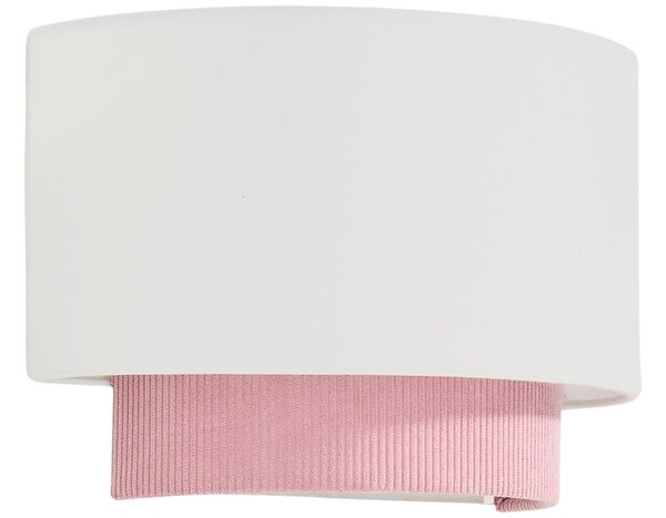 Kave Home Růžové nástěnné světlo Bianella 30 cm