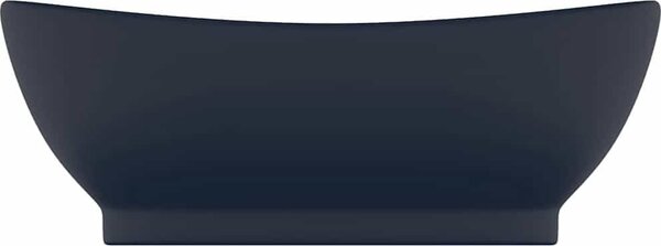 VidaXL Luxusní umyvadlo přepad oválné světle zelené 58,5x39cm keramika [146939] Barva: matná bílá