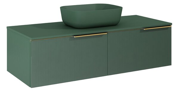 Elita Soho Slim skříňka 120x45.3x31.8 cm pod umyvadlo závěsná zelená RE081204047010