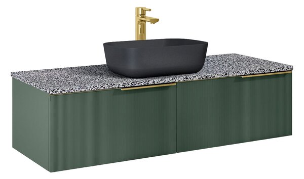 Elita Soho Slim skříňka 120x45.3x31.8 cm pod umyvadlo závěsná zelená RE081204047010