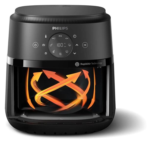Philips 2000 series NA221/00 Fritéza Airfryer , objem 4,2 l (stříbrná)