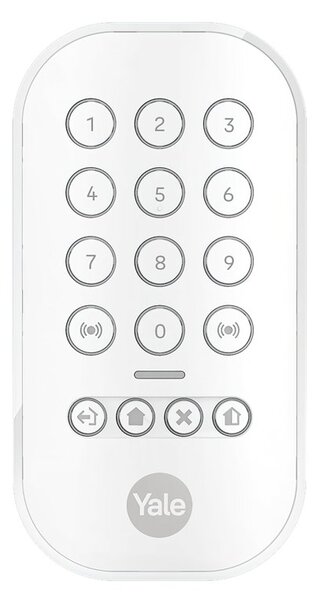 Startovací sada Yale Smart Alarm 7 položek - ústředna, klávesnice, dálkový ovladač, 2x pohybový senzor, 2x okenní/dveřní senzor