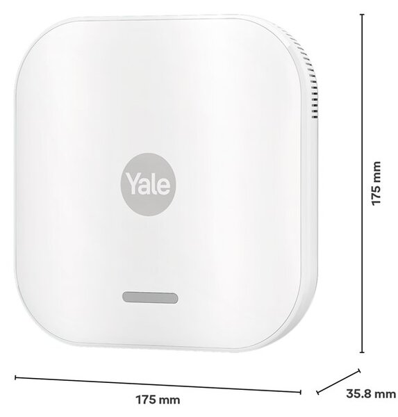 Startovací sada Yale Smart Alarm 7 položek - ústředna, klávesnice, dálkový ovladač, 2x pohybový senzor, 2x okenní/dveřní senzor