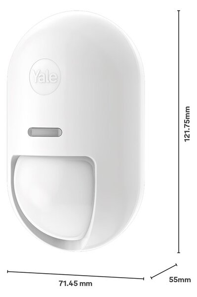 Startovací sada Yale Smart Alarm 7 položek - ústředna, klávesnice, dálkový ovladač, 2x pohybový senzor, 2x okenní/dveřní senzor