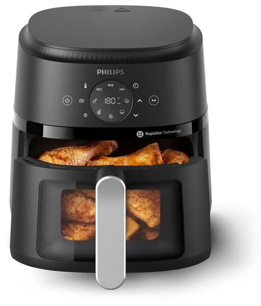 Philips 2000 series NA221/00 Fritéza Airfryer , objem 4,2 l (stříbrná)