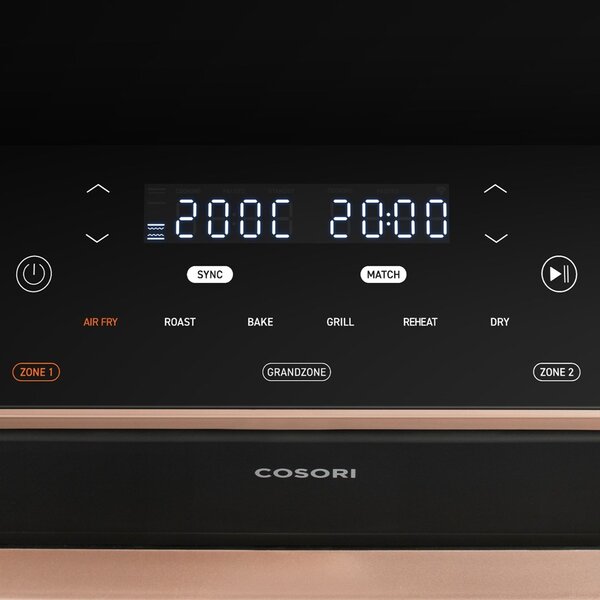 CS1 Cosori Dual Blaze TwinFry Air Fryer Horkovzdušná fritéza 10 litrů černá