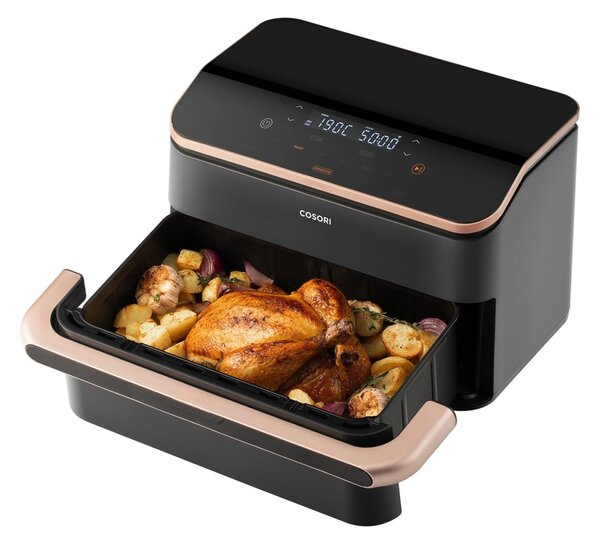 CS1 Cosori Dual Blaze TwinFry Air Fryer Horkovzdušná fritéza 10 litrů černá