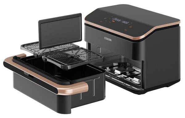 CS1 Cosori Dual Blaze TwinFry Air Fryer Horkovzdušná fritéza 10 litrů černá