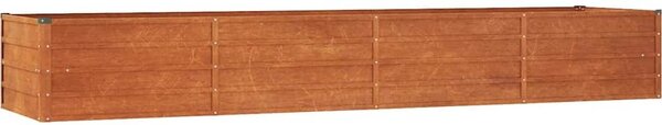 VidaXL Zahradní vyvýšený záhon rezavý 320 x 80 x 45 cm cortenová ocel [151962]
