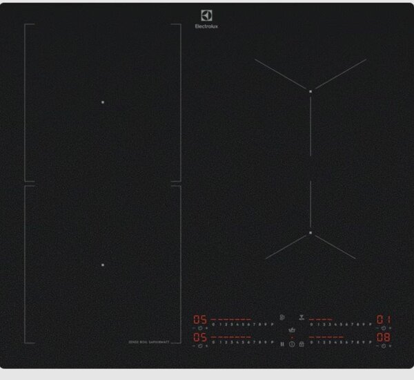 Electrolux Serie 700 EIS62453IZ Černá Vestavěné 60 cm Indukční varná deska se zónami 4 zóna/zón