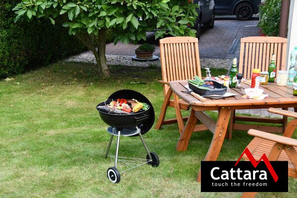 CATTARA Gril na dřevěné uhlí kotlový BARI 46cm Cattara
