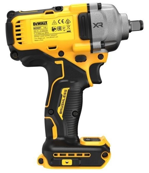 Rázový utahovák DEWALT DCF891P2T 18V 2x5Ah XR 812Nm Žlutá, Černá