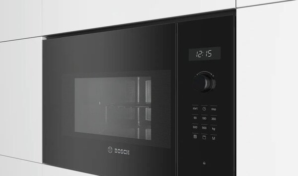 Bosch Serie 6 BEL554MB0 mikrovlnná trouba Vestavěné Kombinovaná mikrovlnná trouba 25 l 900 W Černá, Nerezová ocel
