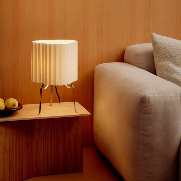 Stolní lampa HAY, Canelé, Bílá, Obývací pokoj, Tkanina / Textil, Design
