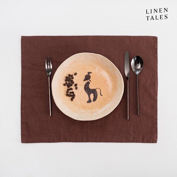 Lněné prostírání 35x45 cm Chocolate – Linen Tales
