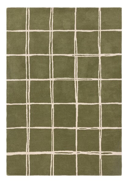 Zelený ručně tkaný vlněný koberec 120x170 cm – Asiatic Carpets