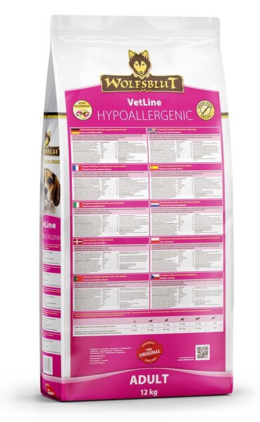 WBL WOLFSBLUT VetLine Hypoallergenic Horse Mono - suché krmivo pro psy - 12kg