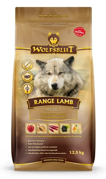 WBL WOLFSBLUT Range Lamb Lamb with rice - suché krmivo pro psy - 12,5kg