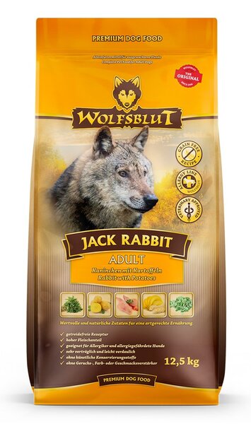 WBL WOLFSBLUT Jack Rabbit - suché krmivo pro psy - 12,5kg