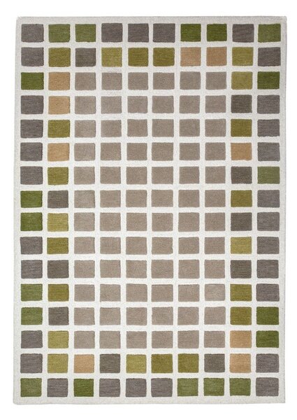 Zelený ručně tkaný vlněný koberec 140x200 cm Renga Wool – Flair Rugs