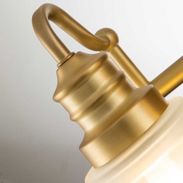 Quoizel QZ-SWELL2-BB-BATH-LED Koup. nást. svítidlo SWELL 2xG9/3W/230V IP44 zlatá
