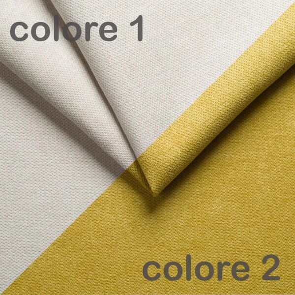 Moderní rohová sedací souprava NICOLE XXL, levá, béžová (enjoy new lux - 1 beige) / žlutá (enjoy new lux - 11 melon)