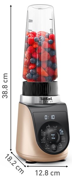 Tefal Blend Up BL190AF0 mixér 0,85 l Stojací mixér 1000 W Béžová, Černá, Průhledná