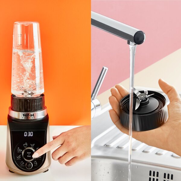 Tefal Blend Up BL190AF0 mixér 0,85 l Stojací mixér 1000 W Béžová, Černá, Průhledná