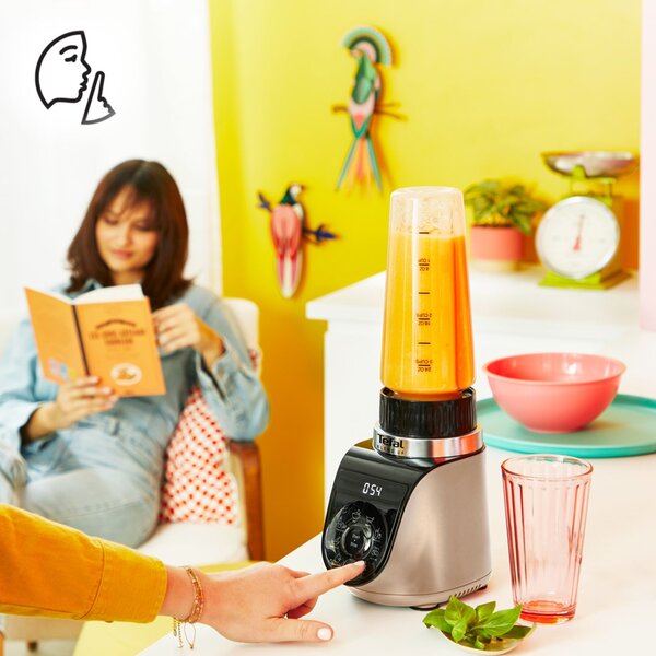 Tefal Blend Up BL190AF0 mixér 0,85 l Stojací mixér 1000 W Béžová, Černá, Průhledná