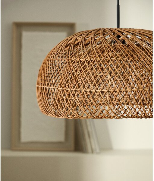 Ratanové stínidlo v přírodní barvě ø 60 cm Isora – Kave Home