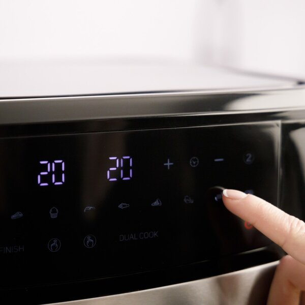 Taurus Air Fry Digital Duo Dvojitý 9 l 2200 W Horkovzdušná fritéza Černá