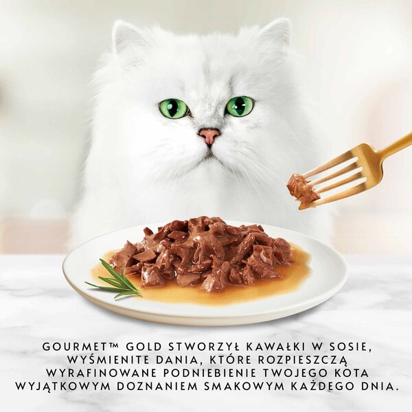 PURINA GOURMET GOLD Kousky v omáčce Mix 4 Flavors Box - mokré krmivo pro kočky - 96x85g