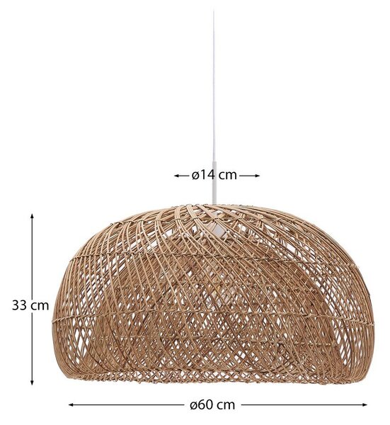 Ratanové stínidlo v přírodní barvě ø 60 cm Isora – Kave Home