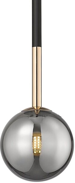Zuma Line Arcturus závěsné svítidlo 1x4 W černá-zlatá P0574-01F-SDFZ