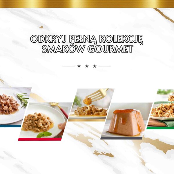 PURINA GOURMET GOLD Kousky v omáčce Mix 4 Flavors Box - mokré krmivo pro kočky - 96x85g