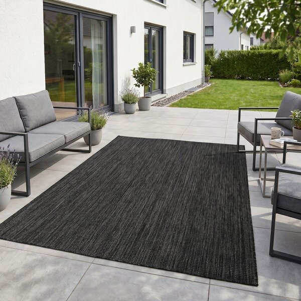 Černý vnitřní a venkovní koberec 140x200 cm Mira 1450 – Ayyildiz Carpets