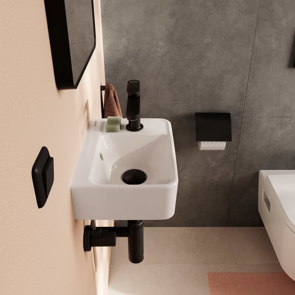 Hansgrohe Xanuia Q umyvadlo 36x25 cm obdélníkový klasický bílá 60129450