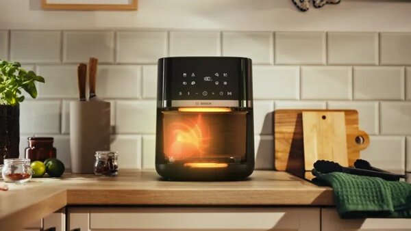 Bosch Serie 4 MAFS2462B fritovací hrnec Samostarný 6,1 l Samostatné 2050 W Horkovzdušná fritéza Černá
