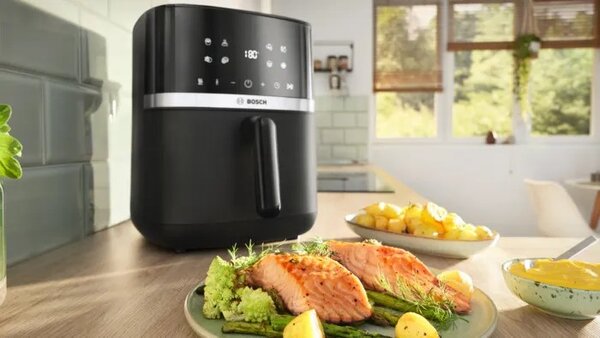 Bosch Serie 4 MAFS2462B fritovací hrnec Samostarný 6,1 l Samostatné 2050 W Horkovzdušná fritéza Černá