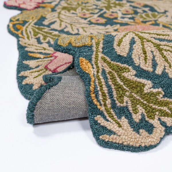 Ručně tkaný vlněný běhoun 60x230 cm Daphne Shaped Floral – Flair Rugs