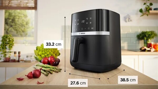 Bosch Serie 4 MAFS2462B fritovací hrnec Samostarný 6,1 l Samostatné 2050 W Horkovzdušná fritéza Černá