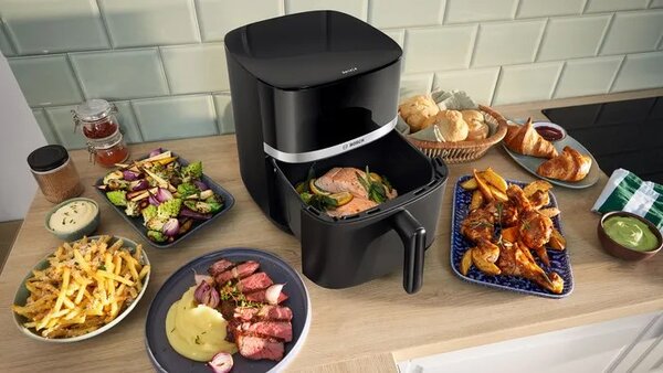 Bosch Serie 4 MAFS2462B fritovací hrnec Samostarný 6,1 l Samostatné 2050 W Horkovzdušná fritéza Černá