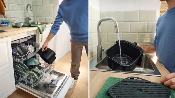 Bosch Serie 4 MAFS2462B fritovací hrnec Samostarný 6,1 l Samostatné 2050 W Horkovzdušná fritéza Černá