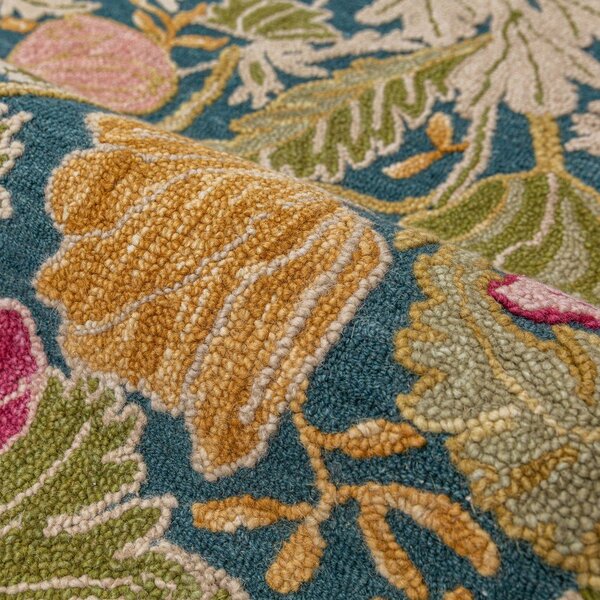 Ručně tkaný vlněný běhoun 60x230 cm Daphne Shaped Floral – Flair Rugs