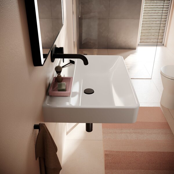 Hansgrohe Xanuia Q umyvadlo 70x48 cm obdélníkový klasický bílá lesk 60224450