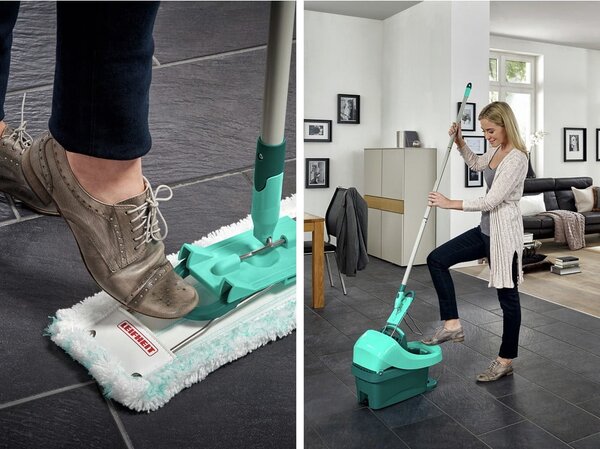 Mop s kbelíkem a náhradním návlekem Profi Compact – LEIFHEIT