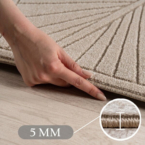 Béžový vnitřní a venkovní koberec 140x200 cm Nova 1203 – Ayyildiz Carpets