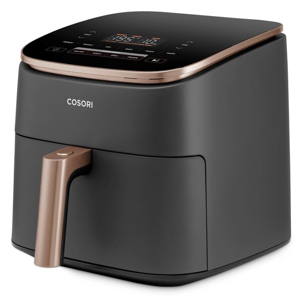 CS1 Cosori Turbo Blaze Chef Edition Samostarný 6 l Samostatné 1725 W Horkovzdušná fritéza Černá, Růžové zlato