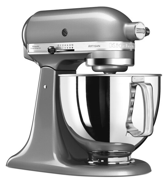 KitchenAid 5KSM125ECU Stojací mixér 300 W Stříbrná