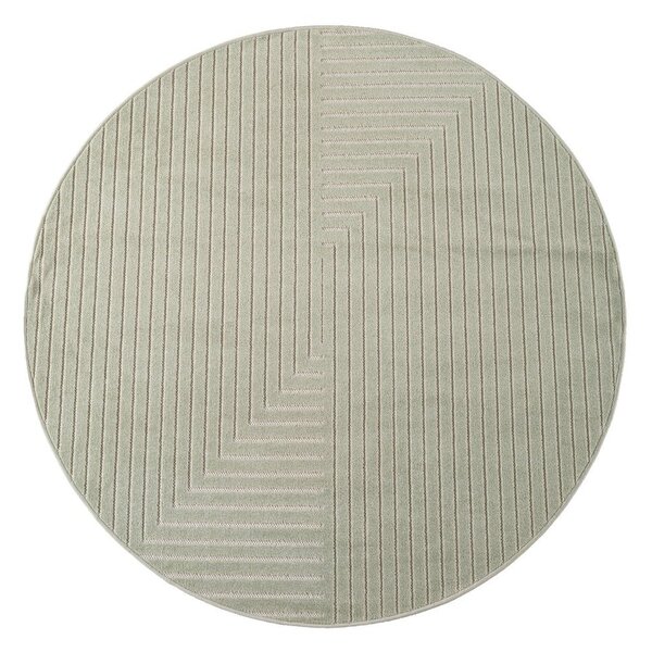 Zelený kulatý vnitřní a venkovní koberec ø 80 cm Nova 1202 – Ayyildiz Carpets